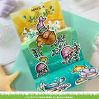Simon Says Stamp! Lawn Fawn MERMAID FOR YOU FLIP-FLOPS Clear Stamps lf2595