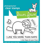 Simon Says Stamp! Lawn Fawn I LIKE NAPS Clear Stamps lf2163