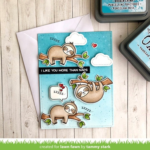 Simon Says Stamp! Lawn Fawn I LIKE NAPS Clear Stamps lf2163
