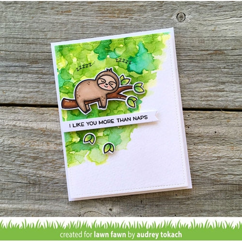 Simon Says Stamp! Lawn Fawn I LIKE NAPS Clear Stamps lf2163