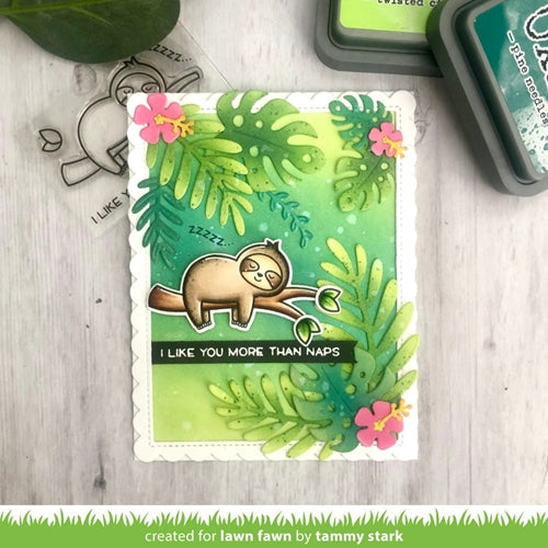 Simon Says Stamp! Lawn Fawn SET I LIKE NAPS Clear Stamps and Dies lfiln