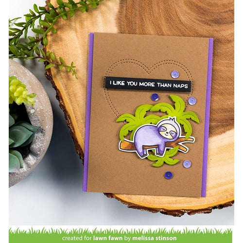 Simon Says Stamp! Lawn Fawn SET I LIKE NAPS Clear Stamps and Dies lfiln