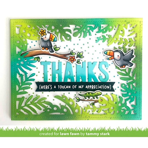 Simon Says Stamp! Lawn Fawn SET TOUCAN DO IT Clear Stamps and Dies lftdi