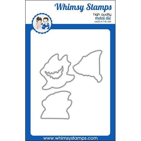Simon Says Stamp! Whimsy Stamps LOOKING SHARK Dies WSD546