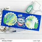 Simon Says Stamp! Whimsy Stamps LOOKING SHARK Dies WSD546