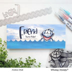 Simon Says Stamp! Whimsy Stamps LOOKING SHARK Clear Stamps DP1067