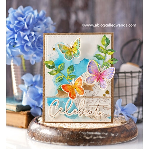 Simon Says Stamp! PinkFresh Studio SMALL BUTTERFLIES Clear Stamp 118621 | color-code:ALT12