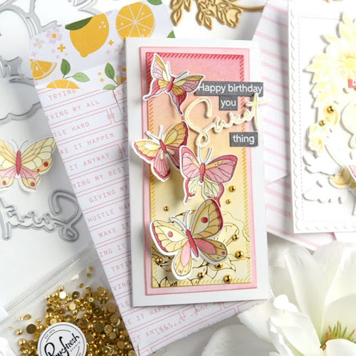Simon Says Stamp! PinkFresh Studio SMALL BUTTERFLIES Layering Stencil Set 118821 | color-code:ALT07