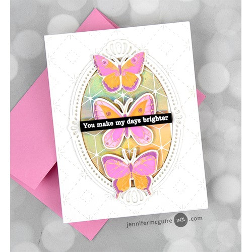 Simon Says Stamp! PinkFresh Studio SMALL BUTTERFLIES Layering Stencil Set 118821 | color-code:ALT11