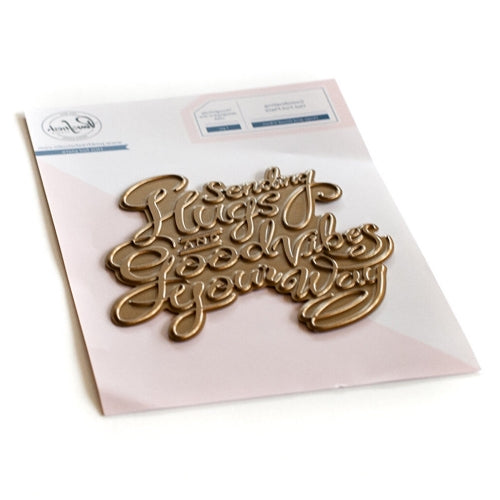 Simon Says Stamp! PinkFresh Studio HUGS AND GOOD VIBES Hot Foil Plate 119621