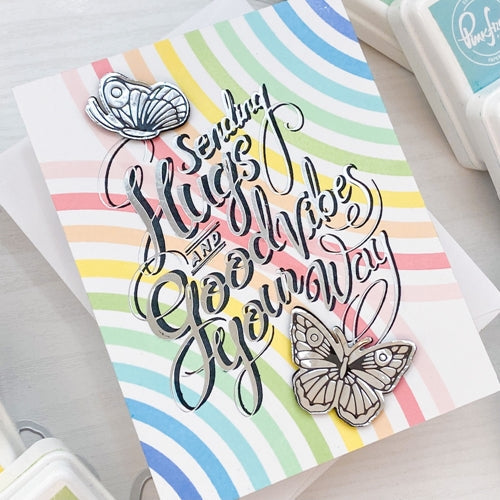 Simon Says Stamp! PinkFresh Studio HUGS AND GOOD VIBES Hot Foil Plate 119621 | color-code:ALT01