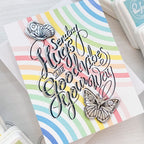 Simon Says Stamp! PinkFresh Studio HUGS AND GOOD VIBES Hot Foil Plate 119621 | color-code:ALT01
