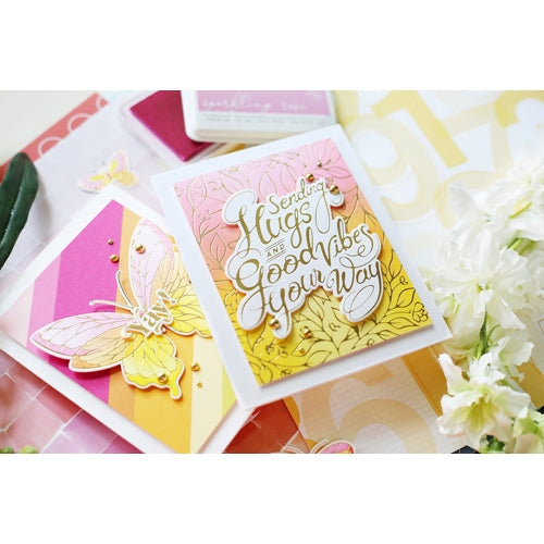 Simon Says Stamp! PinkFresh Studio HUGS AND GOOD VIBES Hot Foil Plate 119621 | color-code:ALT03