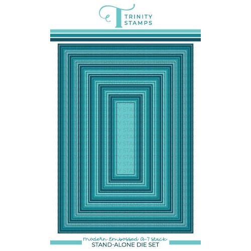 Simon Says Stamp! Trinity Stamps MODERN EMBOSSED A7 LAYERS Die Set tmd077