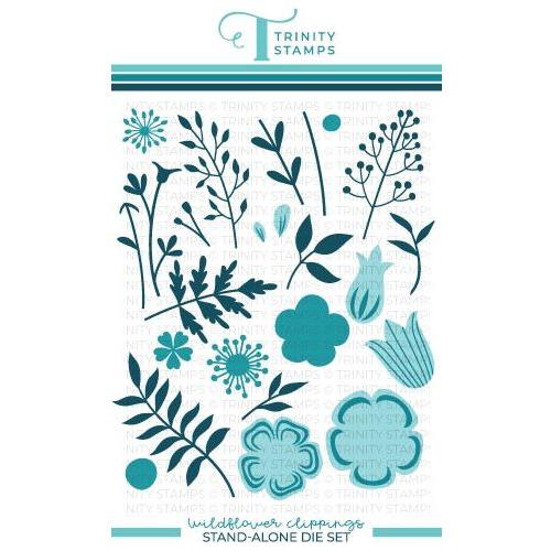 Simon Says Stamp! Trinity Stamps WILDFLOWER CLIPPINGS Die Set tmd081*
