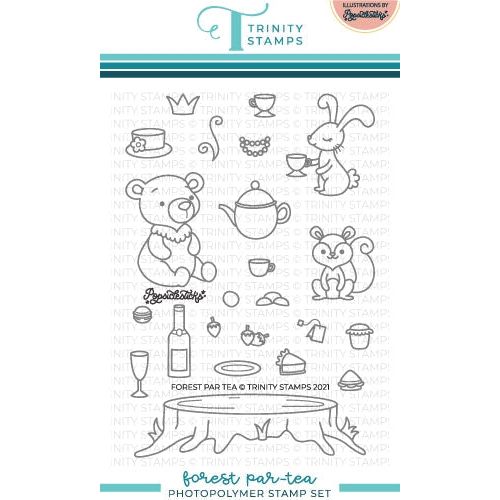 Simon Says Stamp! Trinity Stamps FOREST PARTEA Clear Stamp Set tps131*