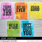Simon Says Stamp! Tim Holtz Cling Rubber Stamps BOLD SAYINGS CMS433
