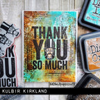 Simon Says Stamp! Tim Holtz Cling Rubber Stamps BOLD SAYINGS CMS433