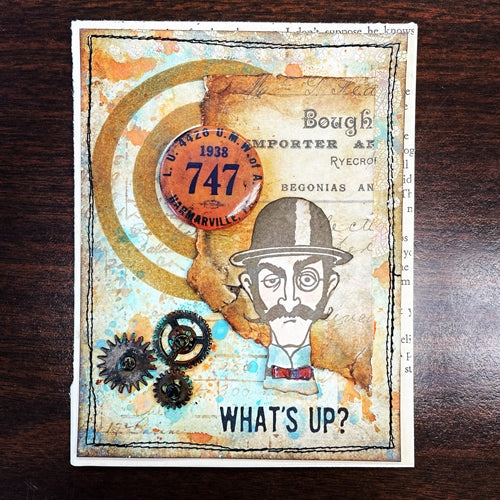 Simon Says Stamp! Tim Holtz Cling Rubber Stamps INQUISITIVE CMS432