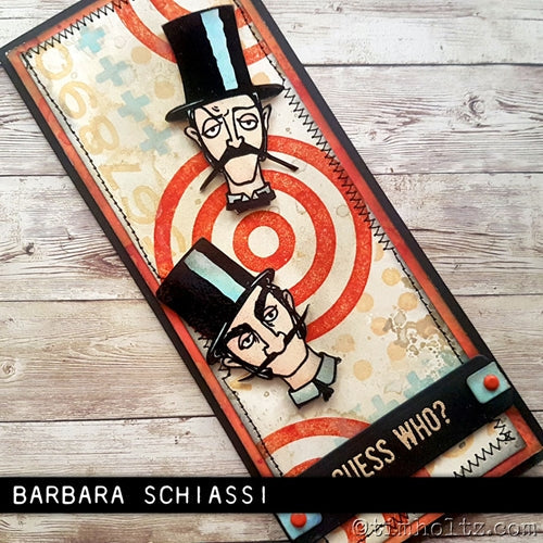 Simon Says Stamp! Tim Holtz Cling Rubber Stamps INQUISITIVE CMS432