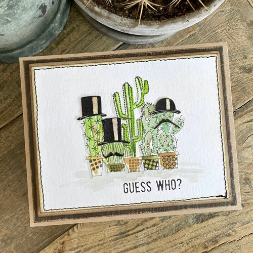 Simon Says Stamp! Tim Holtz Cling Rubber Stamps MOD CACTUS CMS431