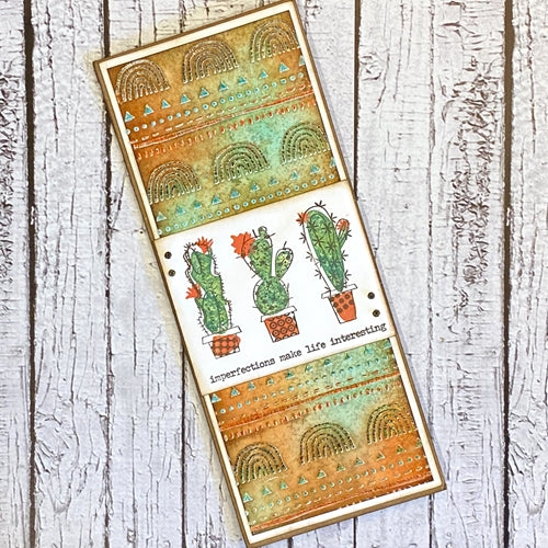 Simon Says Stamp! Tim Holtz Cling Rubber Stamps MOD CACTUS CMS431