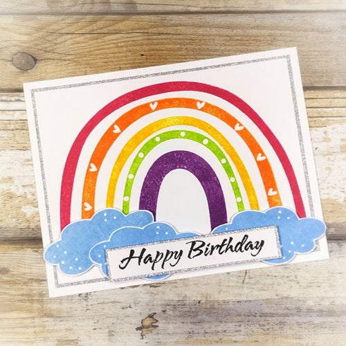 Simon Says Stamp! Colorado Craft Company Savvy Sentiments BIRTHDAY BLESSINGS Clear Stamps SS516