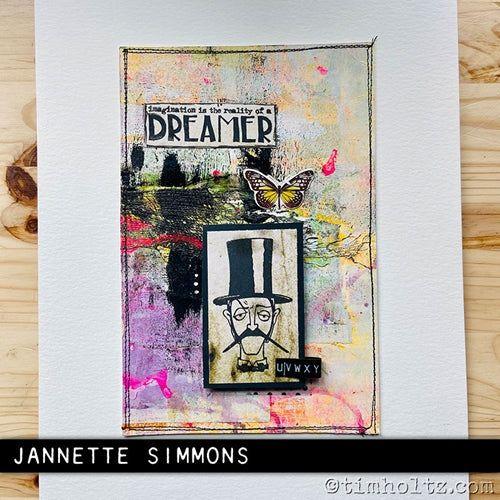 Simon Says Stamp! Tim Holtz Distress Archival Ink Pad BLACK SOOT Ranger | color-code:ALT03