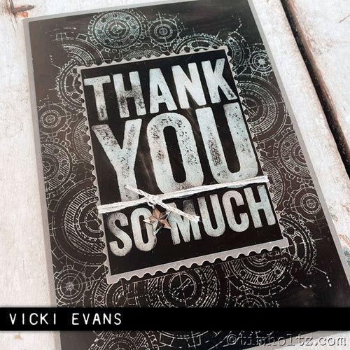 Simon Says Stamp! Tim Holtz Distress Archival Ink Pad BLACK SOOT Ranger | color-code:ALT04