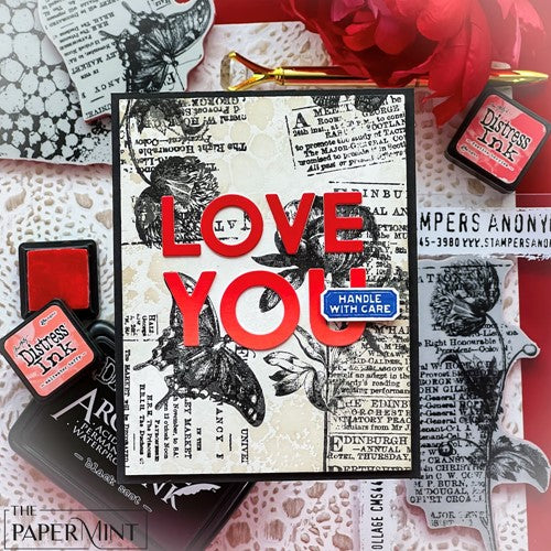 Simon Says Stamp! Tim Holtz Distress Archival Ink Pad BLACK SOOT Ranger | color-code:ALT08