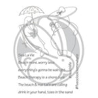 Simon Says Stamp! The Rabbit Hole Designs LAZY SUMMER Clear Stamps TRH-115*