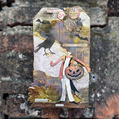 Simon Says Stamp! Tim Holtz Sizzix PUMPKINHEAD Colorize Thinlits Dies 665553