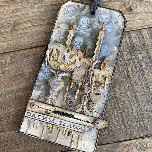 Simon Says Stamp! Tim Holtz Sizzix PUMPKINHEAD Colorize Thinlits Dies 665553 | color-code:ALT6