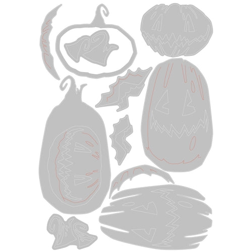 Simon Says Stamp! Tim Holtz Sizzix PUMPKIN PATCH Colorize Thinlits Dies 665556