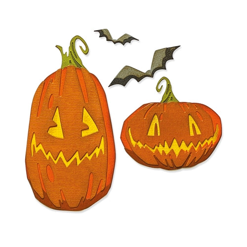 Simon Says Stamp! Tim Holtz Sizzix PUMPKIN PATCH Colorize Thinlits Dies 665556