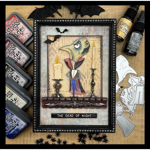 Simon Says Stamp! Tim Holtz Sizzix THE COUNT Colorize Thinlits Dies 665557