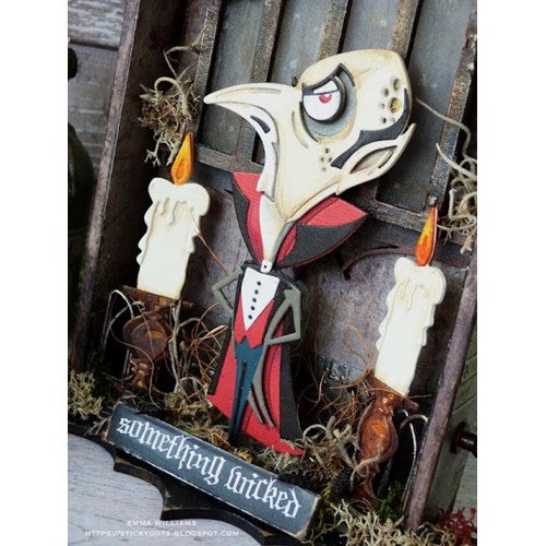 Simon Says Stamp! Tim Holtz Sizzix THE COUNT Colorize Thinlits Dies 665557