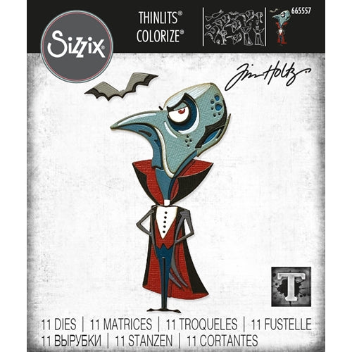 Simon Says Stamp! Tim Holtz Sizzix THE COUNT Colorize Thinlits Dies 665557