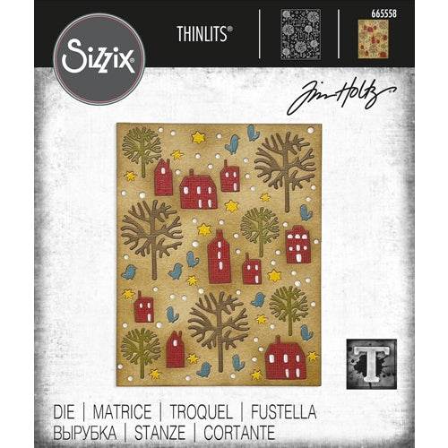 Simon Says Stamp! Tim Holtz Sizzix COUNTRYSIDE Thinlits Dies 665558