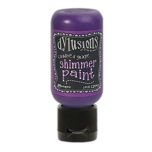 Simon Says Stamp! Ranger Dylusions 1oz CRUSHED GRAPE Shimmer Paint dyu74397