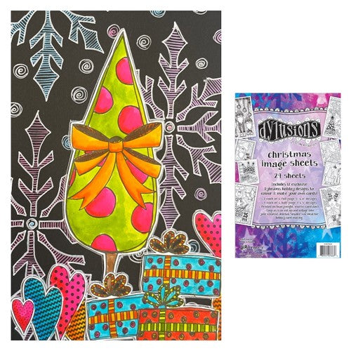 Simon Says Stamp! Ranger Dylusions Image Sheets HOLIDAY dya76636 | color-code:ALT01