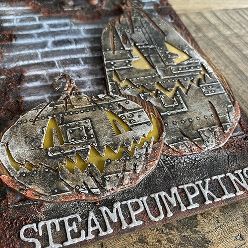 Simon Says Stamp! Tim Holtz Sizzix MINI FOUNDRY 3D Texture Fades Embossing Folder 665634 | color-code:ALT2
