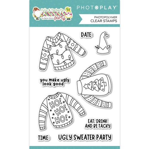 Simon Says Stamp! PhotoPlay UGLY SWEATER Clear Stamps chp2926