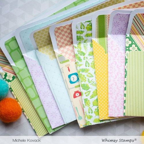 Simon Says Stamp! Whimsy Stamps A2 ENVELOPE BUILDER Dies WSD550