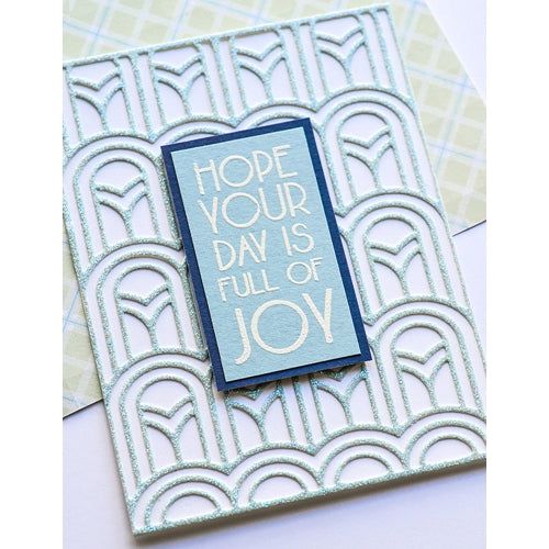Simon Says Stamp! Poppy Stamps ARCHED DECO PLATE Die 2410*