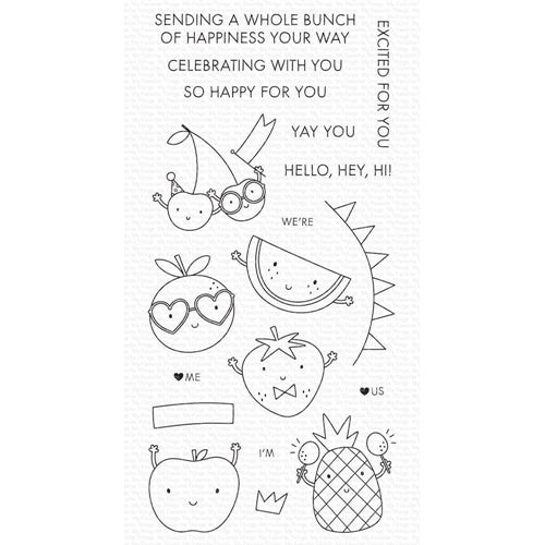 Simon Says Stamp! My Favorite Things BUNCH OF HAPPINESS Clear Stamps cs579*