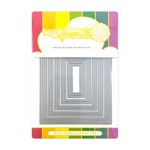 Simon Says Stamp! Waffle Flower NESTING STITCHED RECTANGLES Dies 420786