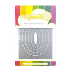 Simon Says Stamp! Waffle Flower NESTING STITCHED OVALS Dies 420782