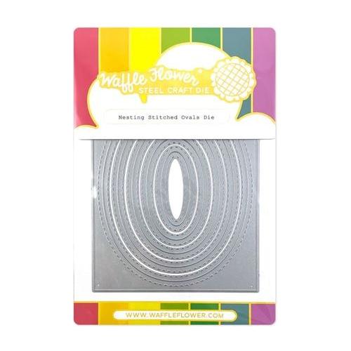 Simon Says Stamp! Waffle Flower NESTING STITCHED OVALS Dies 420782