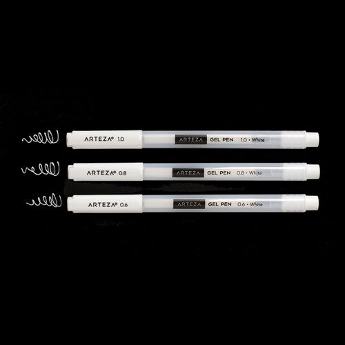 White Gel Pens - Set of 3